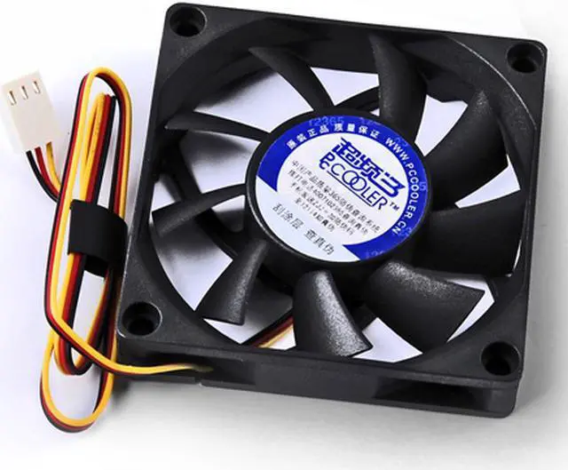 Alt view image 3 of 7 - 7cm computer case fan quiet ultra-thin 15mm AMD cpu cooler fan 70mm computer pc chassis 4pin PWM/3pin 7m cooling fan
