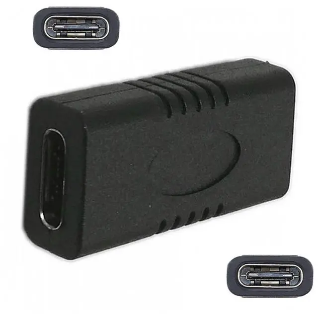 Alt view image 4 of 6 - 10Gbps USB-C USB 3.1 Type-C 24 Pin Female to Female F/F Extension Adapter for Cell Phone & Laptop
