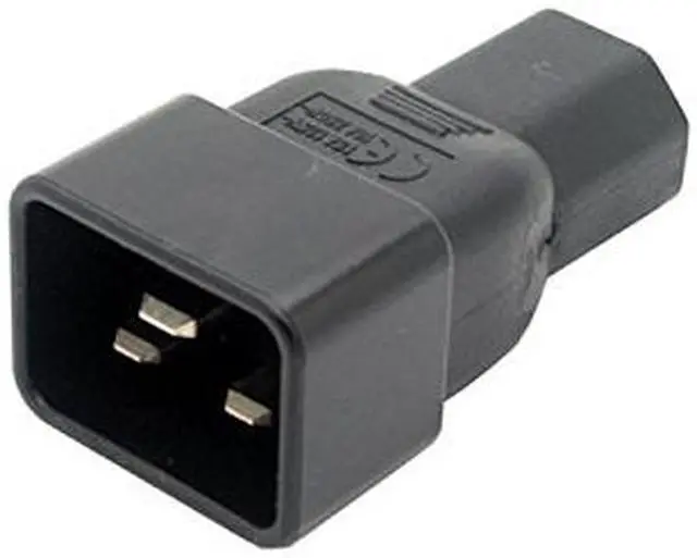 Alt view image 2 of 6 - IEC320 C20 TO C13 POWER ADAPTER 10A PDU/UPS PLUG/SOCKET C13 TO C20 Converter Connecter adapter
