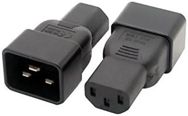 Main image of IEC320 C20 TO C13 POWER ADAPTER 10A PDU/UPS PLUG/SOCKET C13 TO C20 Converter Connecter adapter
