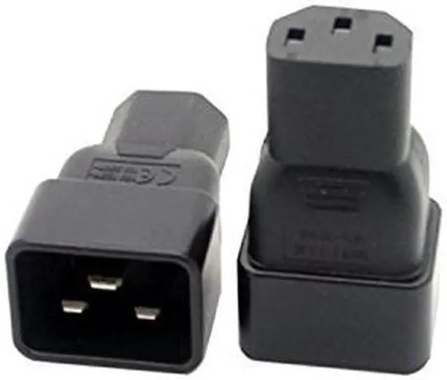 Alt view image 3 of 6 - IEC320 C20 TO C13 POWER ADAPTER 10A PDU/UPS PLUG/SOCKET C13 TO C20 Converter Connecter adapter