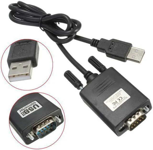 Alt view image 2 of 6 - USB to DB9 RS232 ,USB Male to RS232 DB9 Male Adapter Converter Cable Lead for PDA Printer Scanner GPS,USB 2.0 Male to RS232 DB9 Serial Male M/M Adapter/Converter Cable