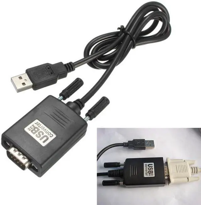 Alt view image 3 of 6 - USB to DB9 RS232 ,USB Male to RS232 DB9 Male Adapter Converter Cable Lead for PDA Printer Scanner GPS,USB 2.0 Male to RS232 DB9 Serial Male M/M Adapter/Converter Cable