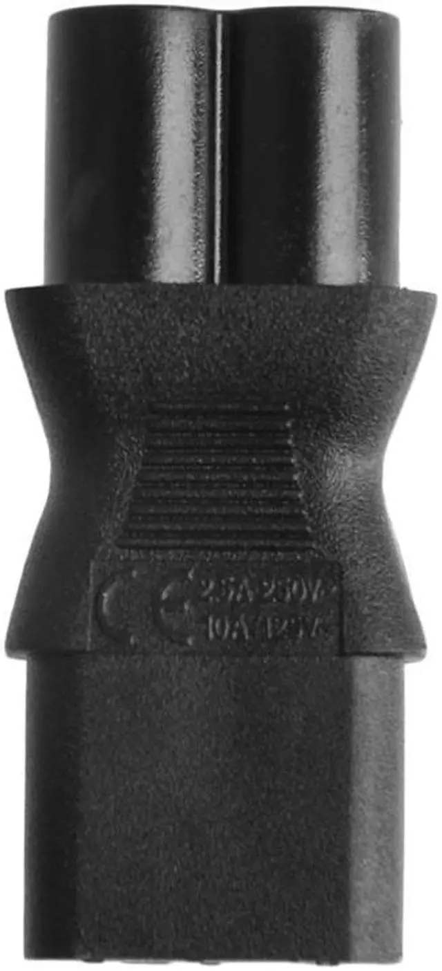 Alt view image 6 of 7 - (2 Pack)  IEC 320 C13 to C6 AC Power Adapter, Vellcon IEC 3Pole Female to Mickey Mouse 3Pole Male AC Converter, C6 to C13 AC Adapter