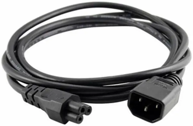 Alt view image 7 of 7 - C14 to C5  3 Prong Plug Cable, IEC 320 C14 3 Pin Male To C5 Female Receptacle Laptop Printer Power Adapter IEC 320 C14 to C5 Adapter Converter C5 to C14 AC Power Cable 3 Pin IEC320 C14 Connector