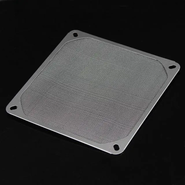 Alt view image 7 of 7 - (2 Pack)   140mm Aluminum Dustproof Cover Dust Filter For PC Computer Cooling Chassis Fan,14cm X14cm PC Computer Fan Cooling Dustproof Dust Filter Mesh Strainer Case Aluminum