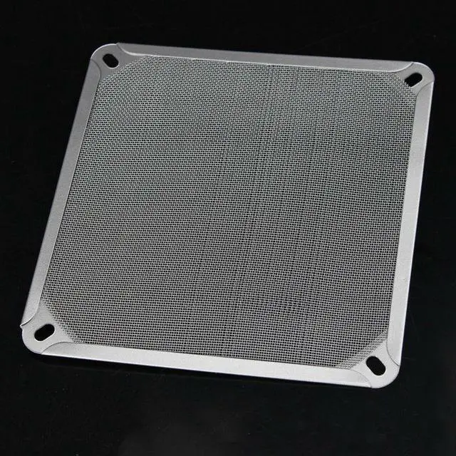 Alt view image 2 of 7 - (2 Pack)   140mm Aluminum Dustproof Cover Dust Filter For PC Computer Cooling Chassis Fan,14cm X14cm PC Computer Fan Cooling Dustproof Dust Filter Mesh Strainer Case Aluminum