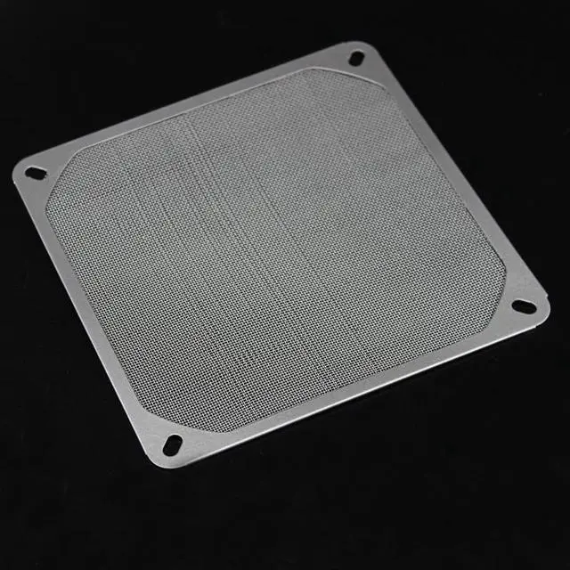 Alt view image 5 of 7 - (2 Pack)   140mm Aluminum Dustproof Cover Dust Filter For PC Computer Cooling Chassis Fan,14cm X14cm PC Computer Fan Cooling Dustproof Dust Filter Mesh Strainer Case Aluminum
