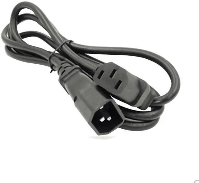 Alt view image 3 of 5 - IEC320 C14 to C13 Elbow Plug Power Cord PC,Toptekits Right Angle IEC C13 to C14 Power Cord Replacement,Computer Power Cord Plug C13 C14 Cable IEC Power Cable,5ft/1.5m,18AWG