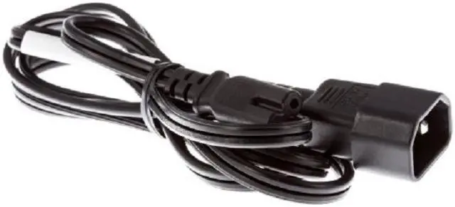 Alt view image 7 of 7 - Standard Molded IEC 320 C14 Socket to IEC C7 Plug AC Power Adapter Cable , Standard AC Power Cord, 10A/110-250V, C14 to C7, (IEC-60320-C14 to IEC-60320-C7)