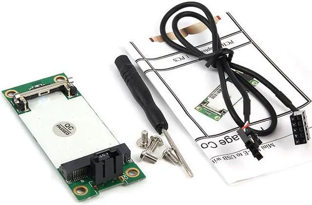 Alt view image 3 of 5 - New Ver2.0  Mini PCI-E WWAN to USB 4-Pin Adapter with SIM CARD SLOT,,Mini Pci-e Mpci Express Wireless to USB Adapter Card with SIM Card Slot