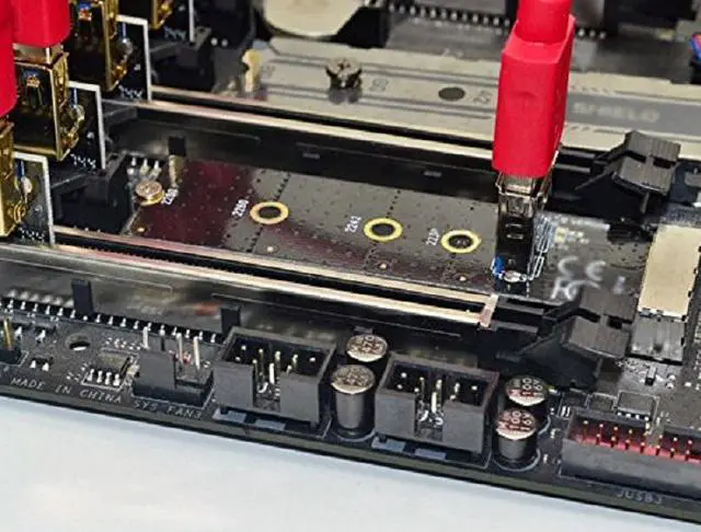 Alt view image 6 of 7 - (2 Pack) NGFF M.2 To USB 3.0 PCI-E Riser Card M2 Slot Extender Adapter For BTC/ETH Mining,NGFF M.2 to PCI-E X16 Slot Transfer Card Mining Pcie Riser Card VGA Extension Cable