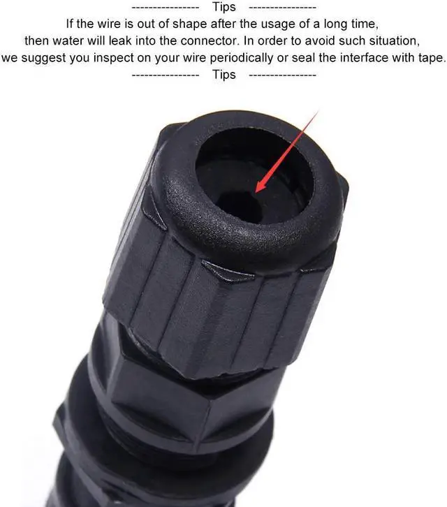 Alt view image 4 of 7 - Panel Mount RJ45 Waterproof Connector 8 PIN, IP68 Ethernet Network Cable Connector LAN Coupler Adapter  Cat5 6 7 8P8C,Locking Waterproof CAT6 RJ45 Female to Female Lan Ethernet Network coupler