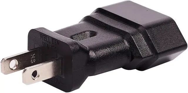Alt view image 2 of 6 - 2 Prong US to Eu Power Converter Travel Plug Adapter, Molded Nema1-15P to Euro CEE7/16 Female Socket Electrical Adapter,US EU Plug Adapter ,Euro US Plug Adapter, 10A 250V