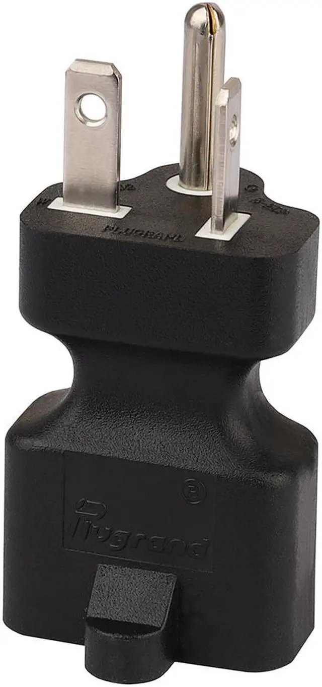 Alt view image 6 of 7 - 5-20P to 5-15R & 5-20R, 2-IN-1 Nema 5-20P Male to Nema 5-15/20R Female AC Adapter,20 Amp T-Blade Male Plug to 15A/20A,5-20P TO 5-15R,5-20R Combo