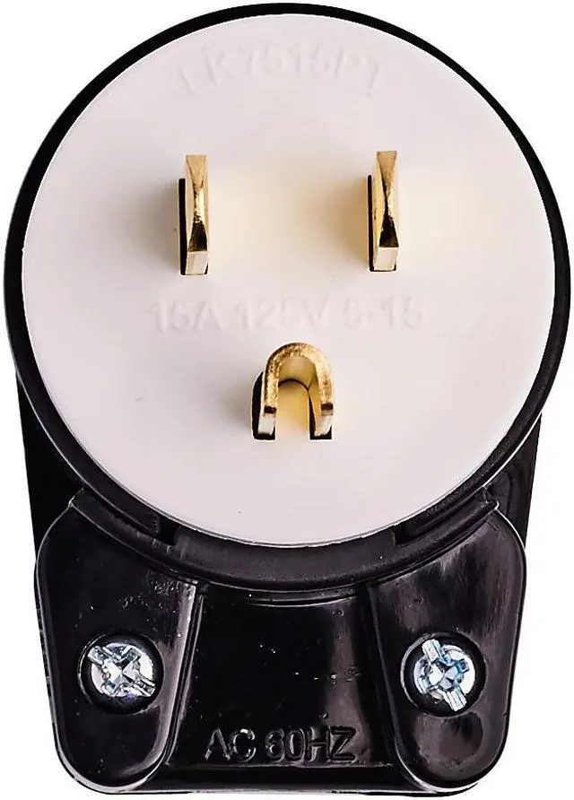 Alt view image 2 of 5 - DIY NEMA 5-15P Elbow Plug Power Converters, ETL Easy Assembly 90 Degree Right Angle US 3 Prong Standard Rewireable Power Plug, 8 Directions Adjustable AC Connector(5-15P Elbow Plug)