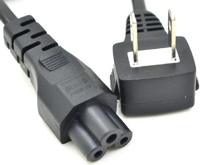 Alt view image 4 of 6 - Tekit NEMA1-15P Angeld to IEC 320 C5 Retractable Spring AC Power Cord,2-Pin US Plug 2-Pole 90 Degree to IEC 60320 C5 3-Prong AC Power Cord 10-30cm (1-15P Angled to C5 Retractable)