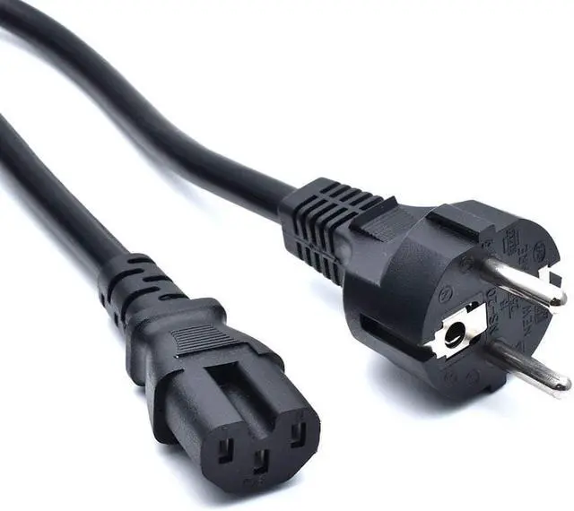 Alt view image 3 of 7 - Tekit Euro Schuko to C15 Power Cord, EU Schuko CEE7/7 to IEC320 C15 Female Power Extension Cable Cord,10A 250V (EU to C15 10ft)