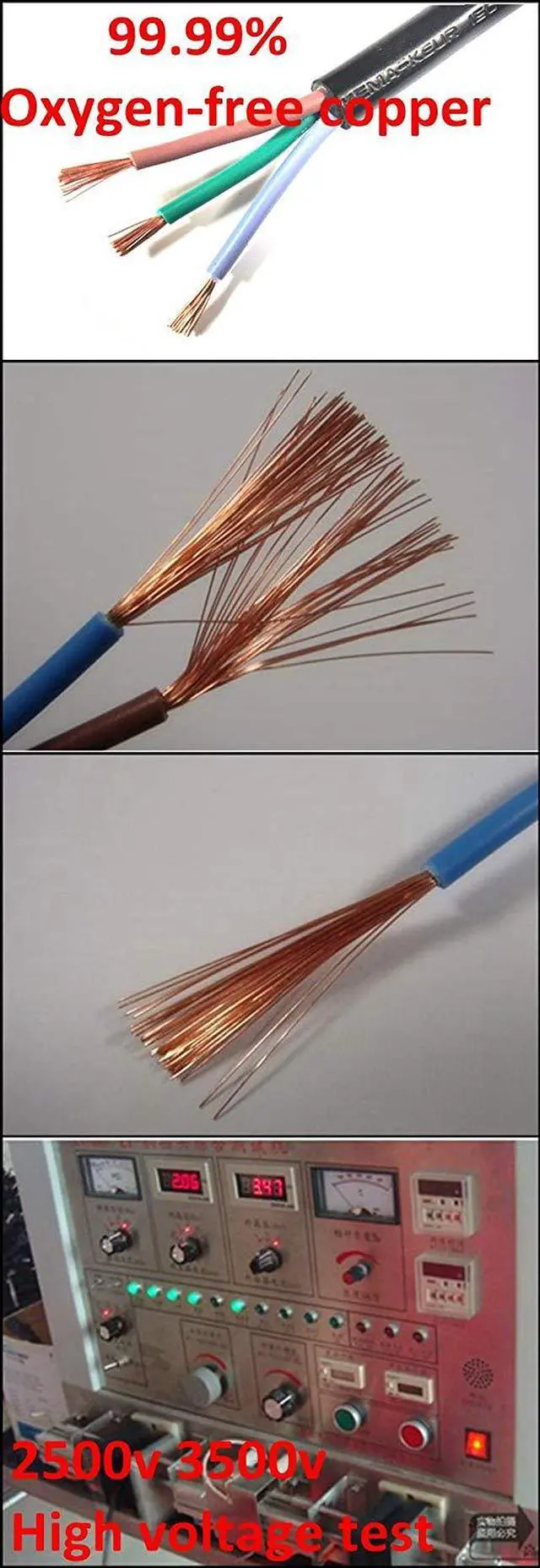 Alt view image 4 of 7 - Tekit Euro Schuko to C15 Power Cord, EU Schuko CEE7/7 to IEC320 C15 Female Power Extension Cable Cord,10A 250V (EU to C15 10ft)