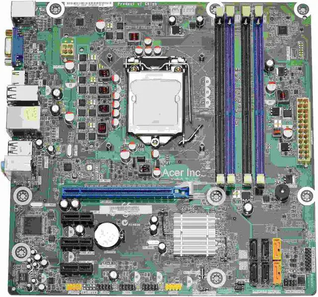 Alt view image 2 of 3 - Acer Mb.Sg50p.007 Socket 1156 System Board For Aspire M3970 Desktop