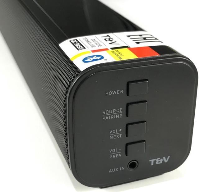 Alt view image 2 of 4 - Thonet and Vander GUT Sound Bar Bluetooth 120W Peak Power Speaker System for Home Theater