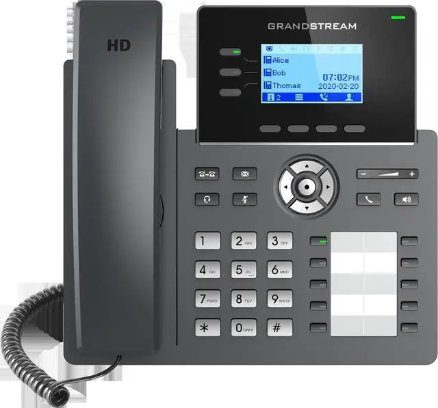 Main image of Grandstream Networks GRP2604P 3 Lines 6 SIP Accts IP Phone PoE 10 BLF