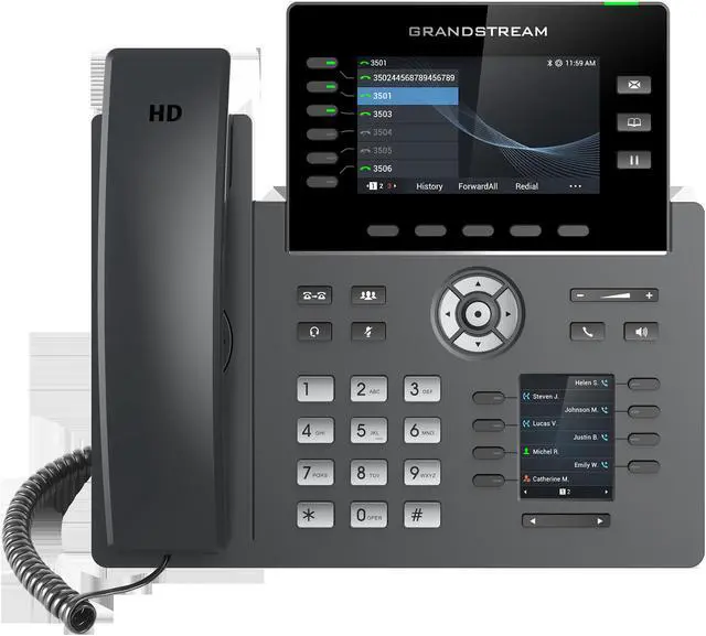 Main image of Grandstream Networks GRP2616 6 Lines 6 SIP Accts PoE + GigE 4.3in