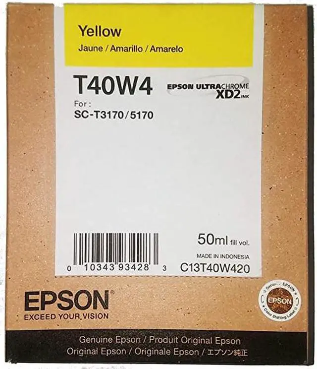Main image of Epson UltraChrome XD2 T40W Ink Cartridge Yellow T40W420