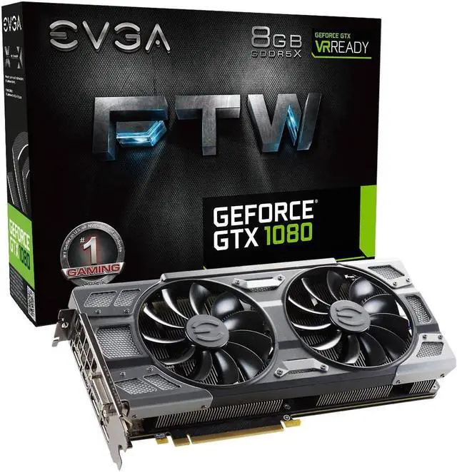 Alt view image 12 of 13 - EVGA GeForce GTX 1080 FTW GAMING ACX 3.0, 08G-P4-6286-KR, 8GB GDDR5X, RGB LED, 10CM FAN, 10 Power Phases, Double BIOS, DX12 OSD Support (PXOC)