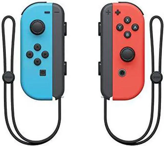 Alt view image 14 of 19 - Nintendo HADSKABAA Switch Gaming Console with Neon Blue and Red Joy-Con Controllers - Black