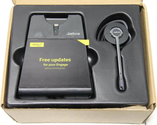 Main image of Jabra Engage 75 Convertible Headset - Mono - Wireless - Bluetooth/DECT - 328.1 ft - 40 Hz - 16 kHz - Over-the-head, Over-the-ear, Behind-the-neck - Monaural - Uni-directional, Electret, Condenser ...