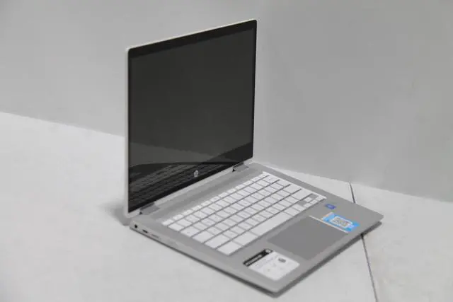 Alt view image 3 of 9 - HP Chromebook x360 14b-ca0013dx 14" TS Intel Celeron N4000 1.1 GHz Intel UHD Graphics 600 4 GB RAM 32 GB eMMC Chrome OS BT Webcam Ceramic white