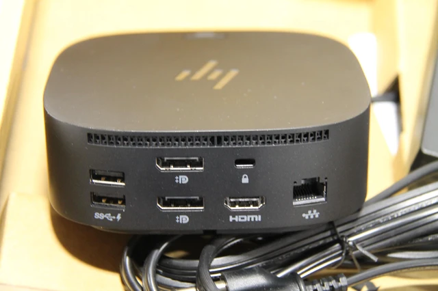 Alt view image 3 of 3 - HP USB-C Dock G5 - for Notebook - 100 W - USB Type C - 6 x USB Ports - 4 x USB 3.0 - Network (RJ-45) - HDMI - DisplayPort - Wired