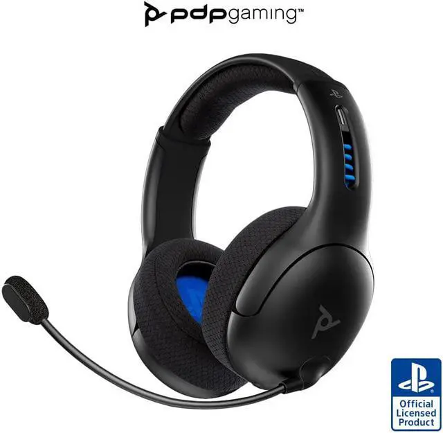 Alt view image 8 of 13 - PDP LVL50 Wireless Gaming Headset with Microphone for PlayStation 4 Grey