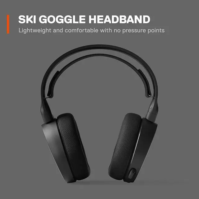 Alt view image 5 of 8 - SteelSeries Arctis 3 Headset - Stereo - Mini-phone - Wired - 32 Ohm - 20 Hz - 22 kHz - Over-the-head - Binaural - Circumaural - 9.84 ft Cable - Bi-directional Microphone - Black