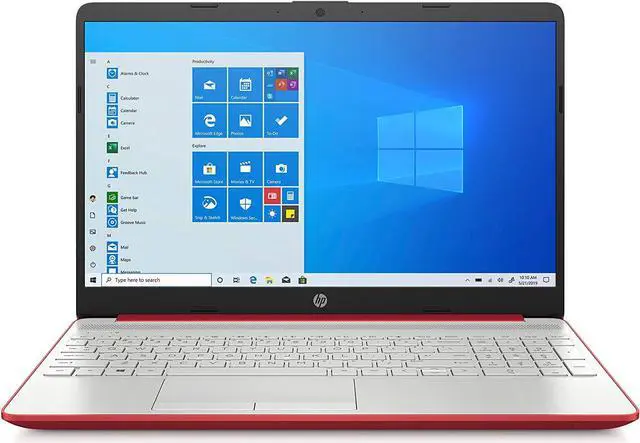Alt view image 2 of 10 - HP Notebook - 15-dw0083wm 15.6" Intel Pentium Silver N5030 Intel UHD Graphics 605 4 GB RAM 128 GB SSD W10 Home in S mode BT Webcam Scarlet red
