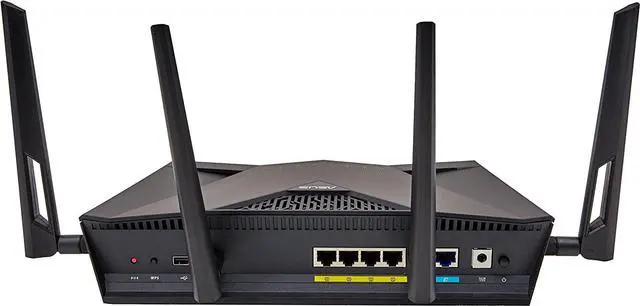 Alt view image 4 of 4 - ASUS AC3100 4x4 Wireless Dual-Band 4-Port Gigabit Gaming Router with AiProtection (RT-AC3100/CA)