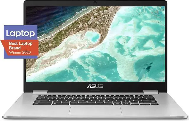 Alt view image 13 of 14 - Asus Chromebook 14" HD 32GB eMMC 4GB RAM Intel Celeron N3350 - Silver Chrome OS C423NA-DH02