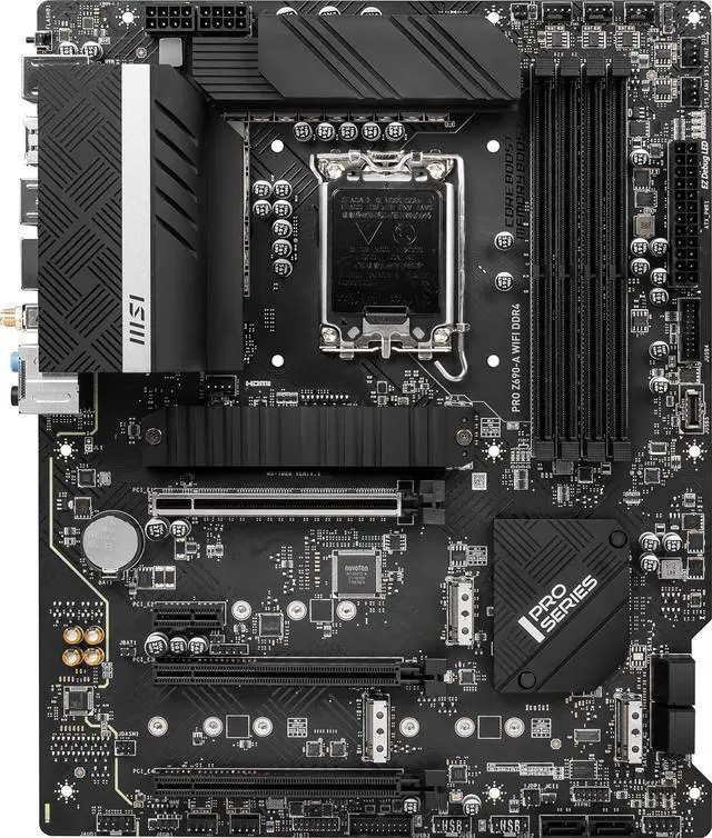 Alt view image 8 of 8 - MSI PRO Z690-A WIFI DDR4 LGA 1700 Intel Z690 SATA 6Gb/s ATX Intel Motherboard