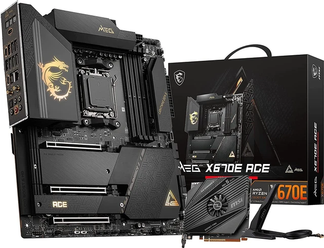 Alt view image 6 of 7 - MSI MEG X670E ACE AMD AM5 EATX Motherboard