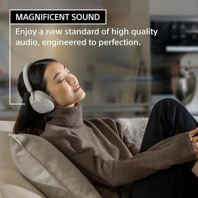 Alt view image 7 of 10 - Sony WH-1000XM5/S Wireless Industry Leading Noise Canceling Bluetooth Headphones