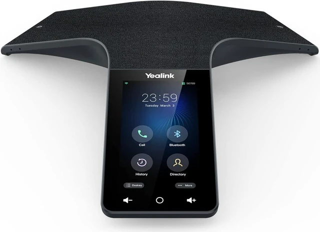 Alt view image 6 of 8 - Yealink CP965 IP Conference Station - Corded/Cordless - Wi-Fi - Desktop - Black