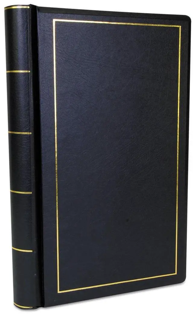 Alt view image 2 of 2 - Wilson Jones W0395-31 Corporate Minute Book, Legal Size 8.5x14 250 Pages, Black