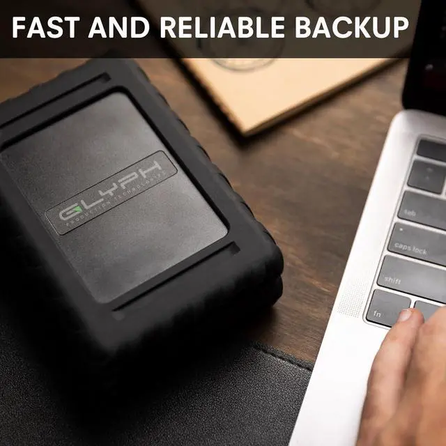 Alt view image 2 of 2 - Glyph Production Technologies BlackBox Plus 1.4" External Hard Drive, 2TB, Black