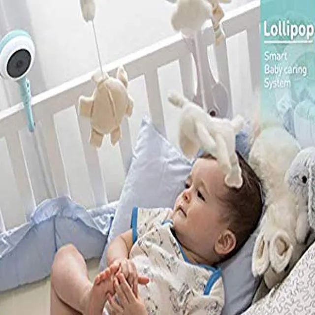 Alt view image 2 of 2 - Lollipop Night Vision Baby Monitor Upgraded Smart Wi-Fi Camera - Turquoise--