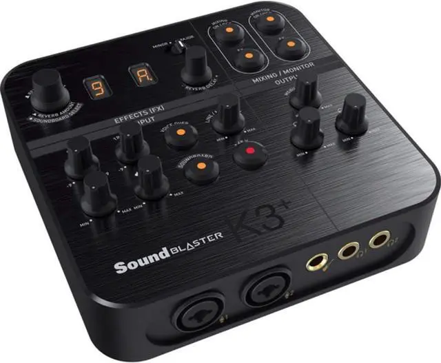 Main image of Creative 34674_O Sound Blaster K3+ USB Sound Card Mixer for Streming & Recording