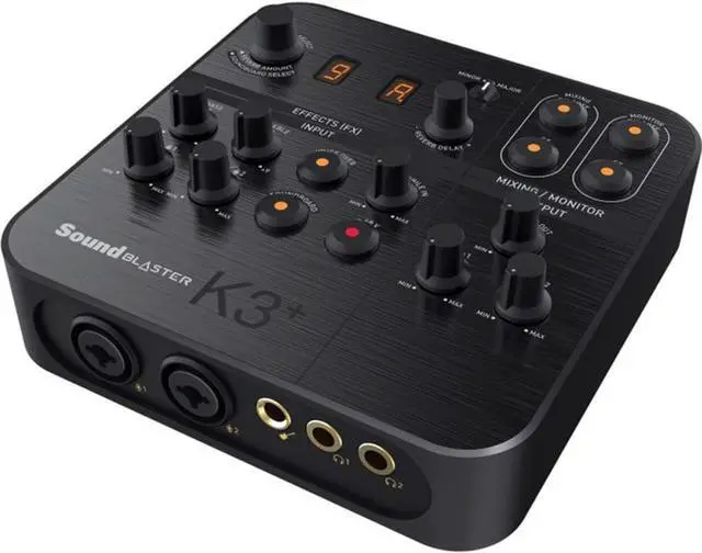 Alt view image 2 of 2 - Creative 34674_O Sound Blaster K3+ USB Sound Card Mixer for Streming & Recording