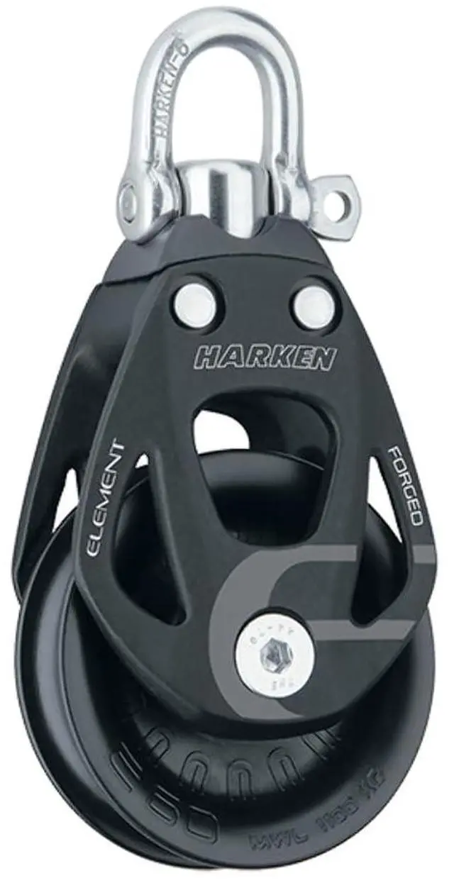 Alt view image 2 of 2 - Harken Aluminum Element Premium Sailing and Sailboat Equipment, 60 mm - Black