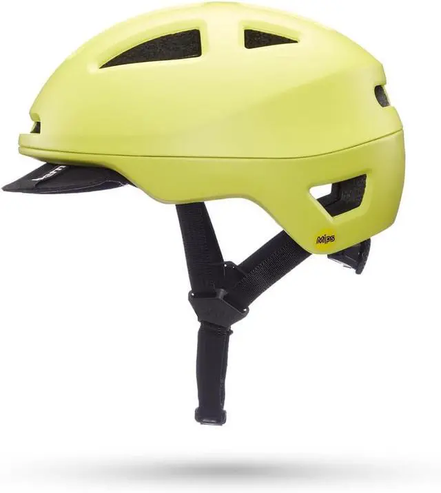 Alt view image 2 of 2 - BERN Major Adult Lightweight Bicycle Helmet, Large Size - MIPS Matte Lime