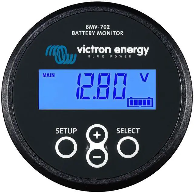 Main image of Victron Energy BMV-702 High-Precision Battery Monitor, Remote Monitoring, Black